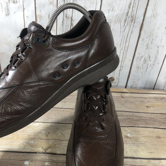 SAS Time Out Tripad Comfort Shoes Mens Size 9.5N Leather Lace Up Walking Brown - Picture 11 of 12